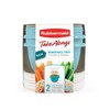 Rubbermaid TakeAlongs Snacking Food Storage Containers, 2 Cups Size -