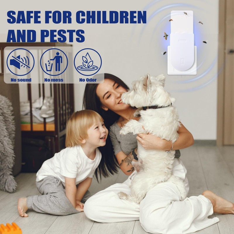osseph Flying Insect Trap, Fruit Fly Traps for Indoors,Plug-in Bug