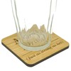 SHG at Home Mums Drink Engraved Oak Veneer Coaster for