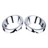 DriveFix Fog Light Cover Trim Ring Chrome Driver and Passenger