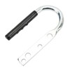 Trailer Coupler Lift Handle Galvanized Steel Rubber Tongue Handle for
