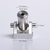 EASYANT Mini cañón de metal de escritorio de acero inoxidable,