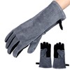 Welding Gloves Stitching Heat/Fire Resistant Mitts for BBQ Oven Grill