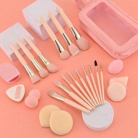 LHLXZQ Makeup Brush Set, 30 Pieces Professional Makeup Brushes Set, Gift Set for Face, Foundation, Blush, Eyeshadow, Contour, Concealer, Whitening, Beauty Egg, Random Colour