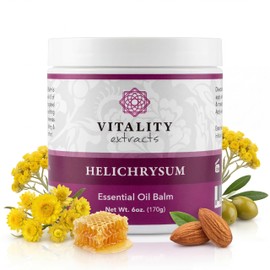 Vitality Extractos De Bálsamo De Helicriso - 170 Ml, Helichrysum Gymnocephalum, Cera De Abejas, Aceite De Almendras, Ultra Hidratante, Reparador De...