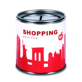 44spaces Money Box New York Shopping Money Gifts – Funny Gift New York Skyline Red Gift Box Money Gift Voucher Tip Holiday Wedding Gift