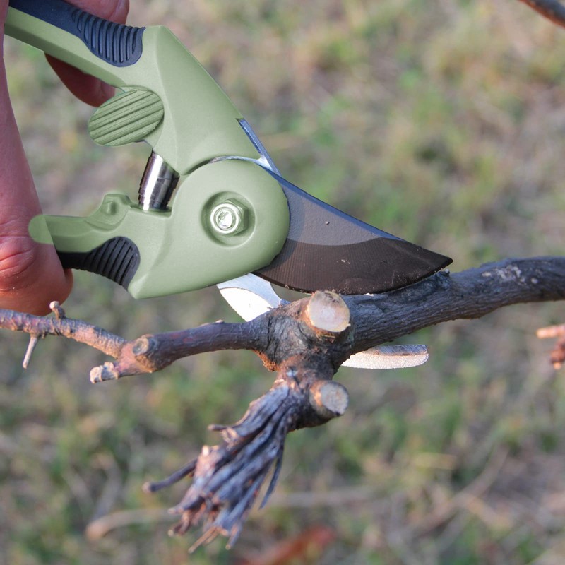 SZHLUX Pruning Shears, Sharp Precision Hand Pruner SK5 Carbon Steel