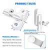Window Sash Jammer Locks Set 2 PCS Window Locks and