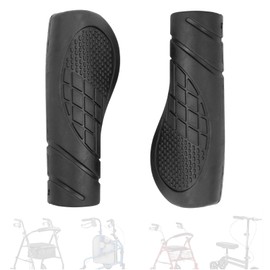 ZUJIACUN Cane handle replacement parts for roller type walkers, for knee joint walkers Replacement parts accessories, wheelchair handles, non-slip comfortable Walker handle pads, 1 inch