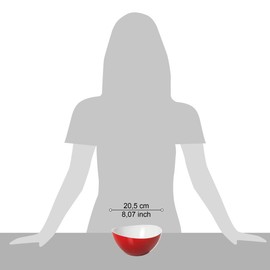 Omada 'trendy' Medium Bowl 20cm - Red