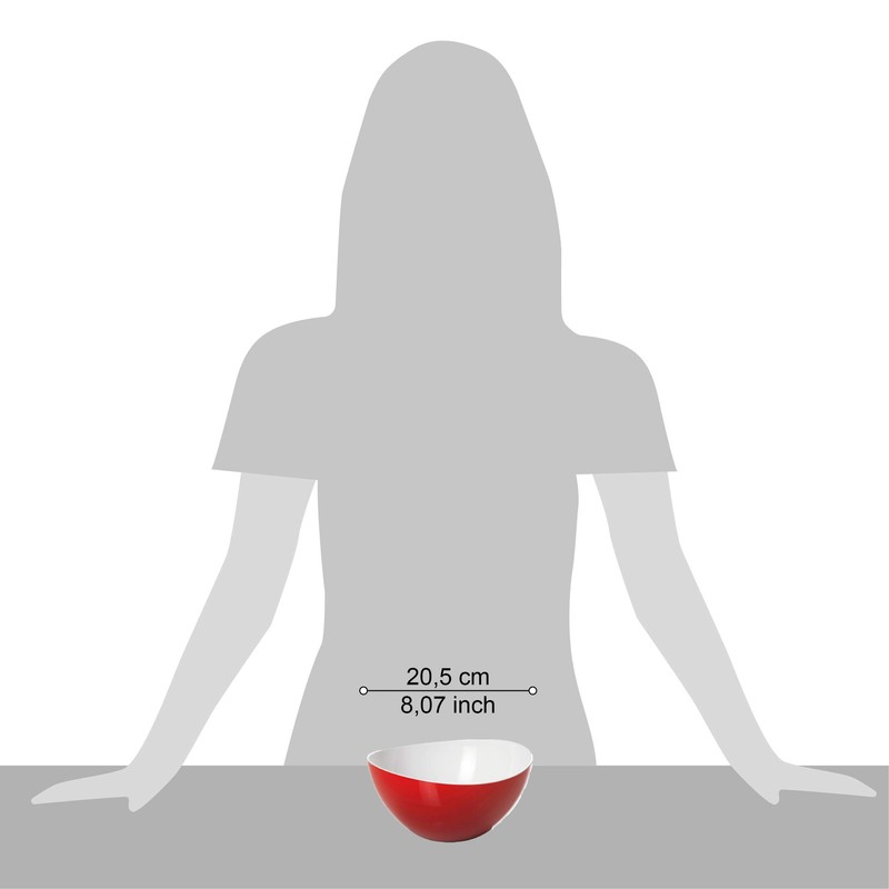 Omada 'trendy' Medium Bowl 20cm - Red