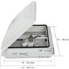wangtney 1 Pack 14" RV Roof Vent for Camper Trailer