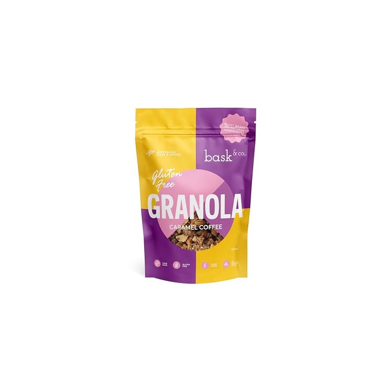 Bask & Co Gluten Free Granola Clusters - Caramel Coffee