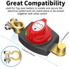 Top Post Battery Disconnect Switch 12V-48V Power Isolator Cut Off