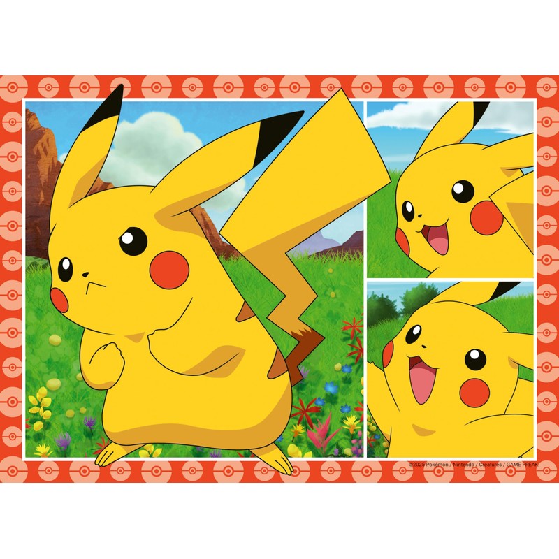 Children's Puzzle 4 x 35 Pieces – Pokémon – Speedy