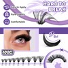 B&Q Cluster Lashes kit 280PCS 100D Volume Lash Extension Kit