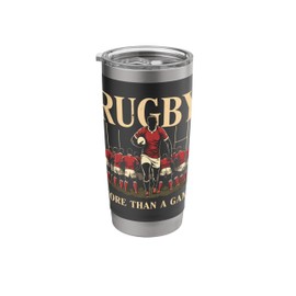 Rugby Fans Rugby Teams Players Supporters Passion Spirit Stainless Steel Insulated Tumbler