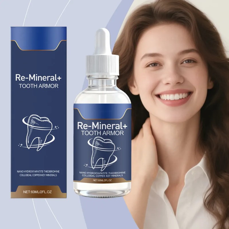 Sérum Reparador De Dientes Con Hidroxiapatita Para Caries, 6