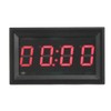 LED Electronic Digital Luminous Car Watch Clock Accessory Decoration (Red)