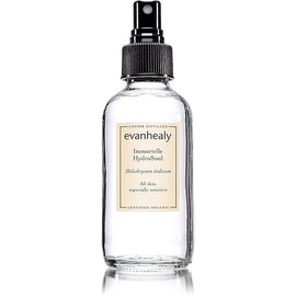 evanhealy Immortelle HydroSoul | Copper Distilled Hydrosol | Organic Facial Tonic | Face Toner for Dark Circles & Morning Eye Puffiness | Spicy Warmth, Smokey, Maple Sweet Fragrance