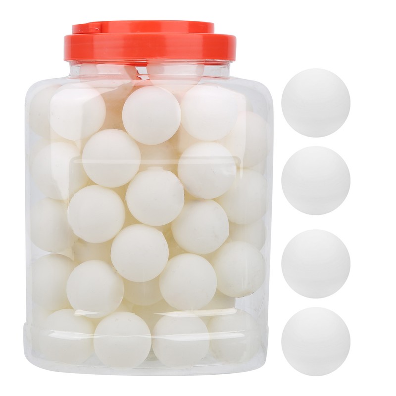 60Pcs Intermediate Training Exercise Pong Table Tennis Ball Outdoor Sports