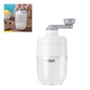 Manual Shaved Ice Maker Portable Transparent Ice Box Hand Ice