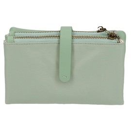 Pepe jeans Morgan, Women's Bags and Travel Accessories, Beige, Black, Green Faux Leather by Joumma Bags, Green, Standard size, wallet purse