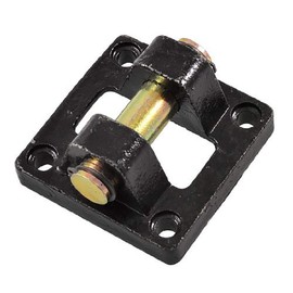 XMHF 14mm Diameter Pin Pneumatic Air Cylinder Rod 4 Bolt Holes Pivot Clevis Mounting Bracket for Cylinder