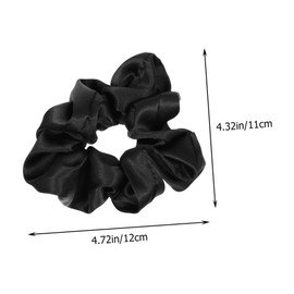 FRCOLOR Silk Hair Scrunchies 3Pcs Large Soft Elastic Hair Ties for Women Ponytail Holders for Everyday Wear and Stylish Hairstyles