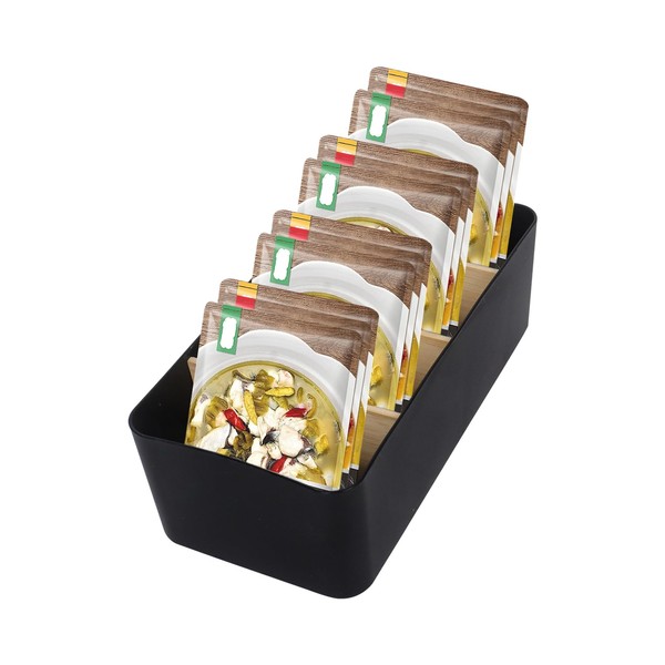 Klmnop Seasoning Packet Organizer, Spice Packet Storage Organizer with Removable