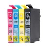 4Pcs Printer Cartridge BK C M Y Clear Fadeless Print