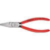 Knipex Flat Nose Grozing Pliers black atramentized, plastic coated 160