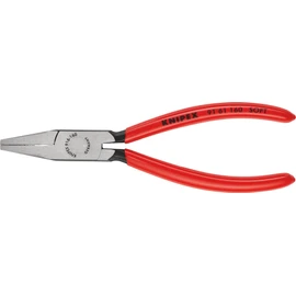 Knipex Flat Nose Grozing Pliers black atramentized, plastic coated 160 mm 91 61 160