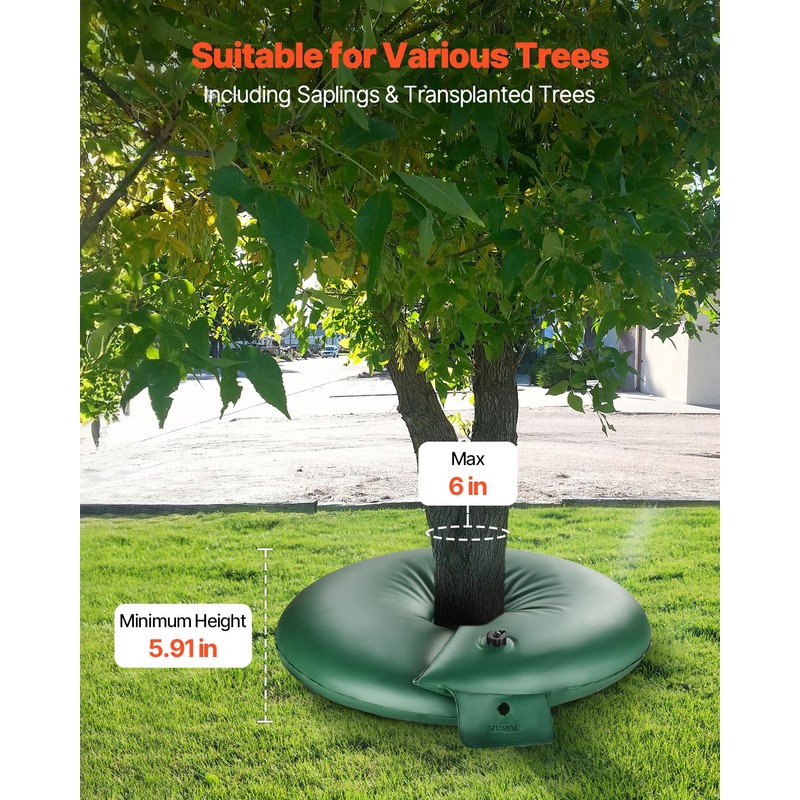 VEVOR Tree Watering Bag Slow Release, 4 Pack 20 Gallons