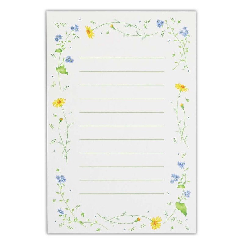 Enuby EA Flower Postcard Notes Flowers | Postcards 10 Sheets