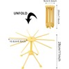 Dutingmo Pasta Dryer, Pasta Dryer with 10 Extendable Rungs, Integrated
