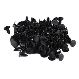 Clips de Ajuste de Carrocería, 100Pcs Universal Car Door Trim Bumper Remaches Clip Tornillos Push Fastener Retainer Clips Para el Interior Panel La Puerta Tablero del Parachoques