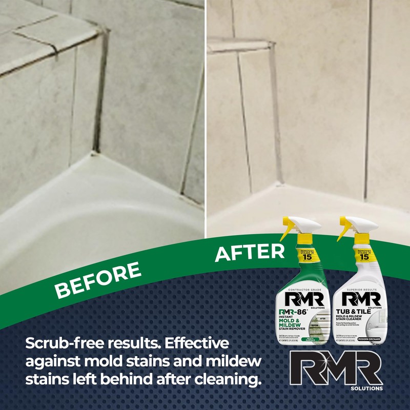 RMR Mold Stain Eraser Max Pack – No-Scrub Tub &