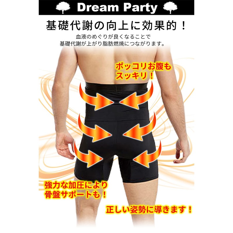 DREAMPARTY [Supervised by a Physical The] Men's Compression Spats Compression
