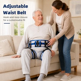 Gait Transfer Belt with Detachable Leg Straps
