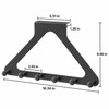 Over-the-Door Hook Rack - 6 Aluminum Hooks for Coats, Hats,