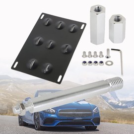 SEBLAFF Front Bumper Tow Hook License Plate Bracket Replacement for GLK GLC GLA 2010-2020 C E Class