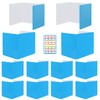EARTHSON 12 Pcs Desk Dividers for Students, Coated Paper Privacy