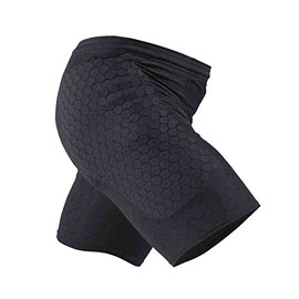 Mcdavid MC David Short, Unisex adult, Hex Sliding, Black, Medium, M