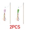 Cat Toy Wand Interactive – Fashion Cat Wand Toy Natural