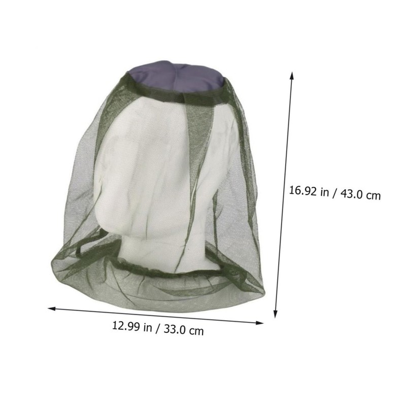 SUPVOX 2pcs Outdoor Mosquito Hat Bug Protection Netting Breathable Mesh
