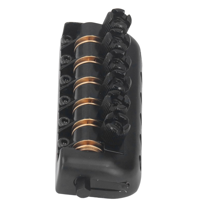 Headless Guitar Bridge Tailpiece 6 String Saddle with Worm Involved