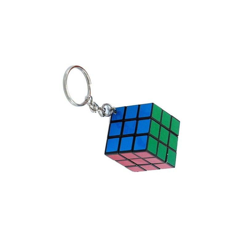 1Pc Mini 3X3 Keychain Cube Keyring Cube Stickerless Bright Speed
