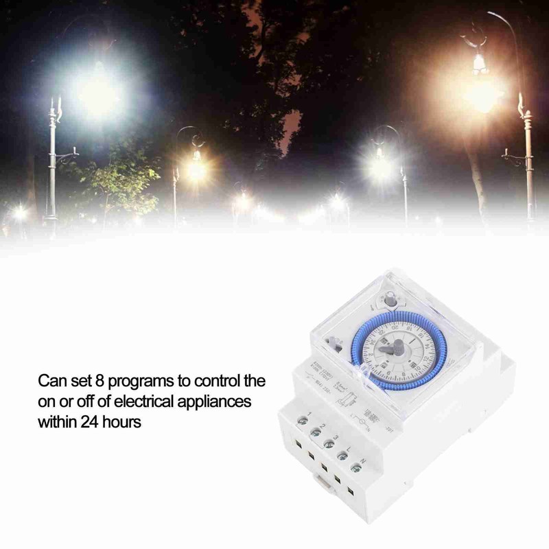Mechanical Timer 15 Minutes Intervals Electrical Heavy Duty Time Switch