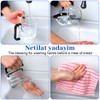 Hand Washing Cup Set of 2, 5" Acrylic Clear Netilat